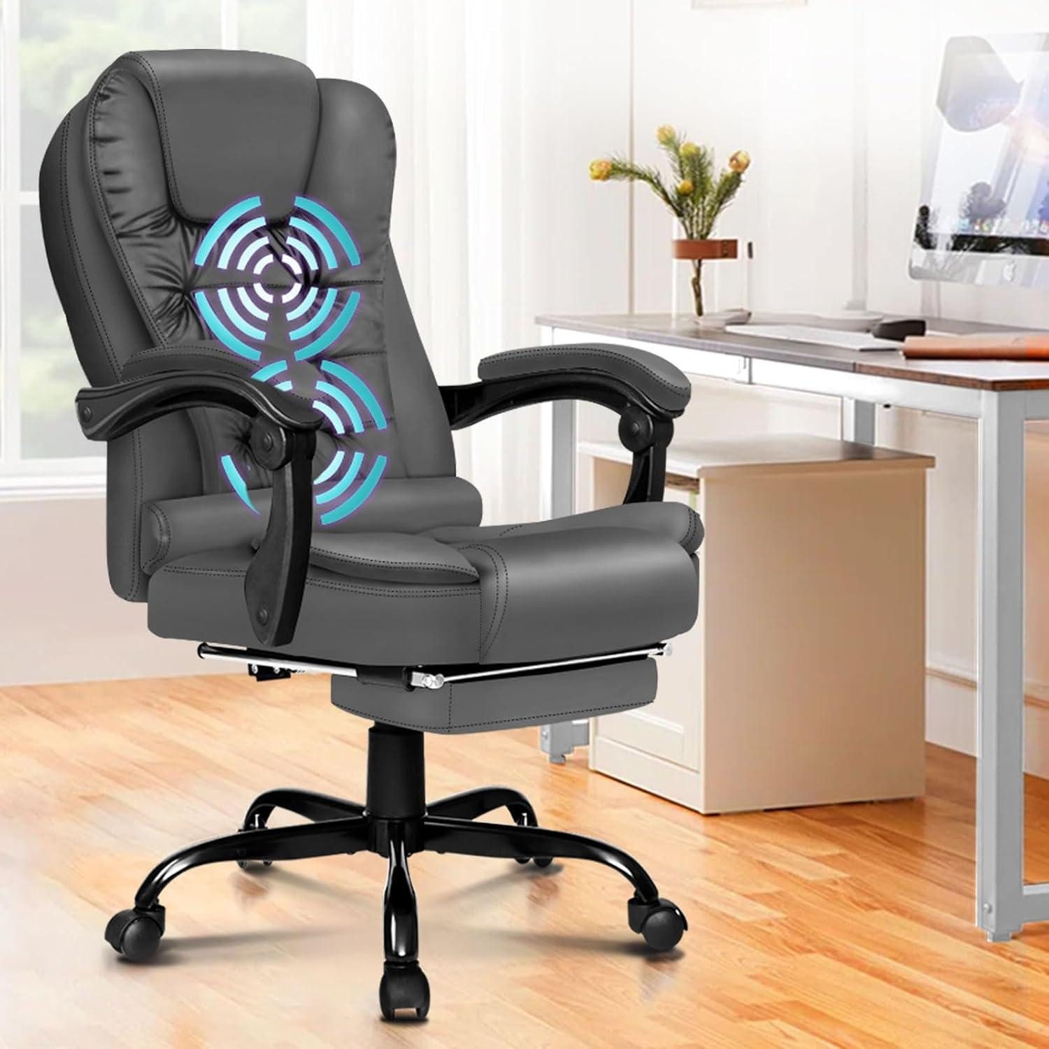 LuxusKollektion Gaming-Stuhl Bürostuhl Gaming Stuhl Leder ergonomisch höhenverstellbar Rollsessel