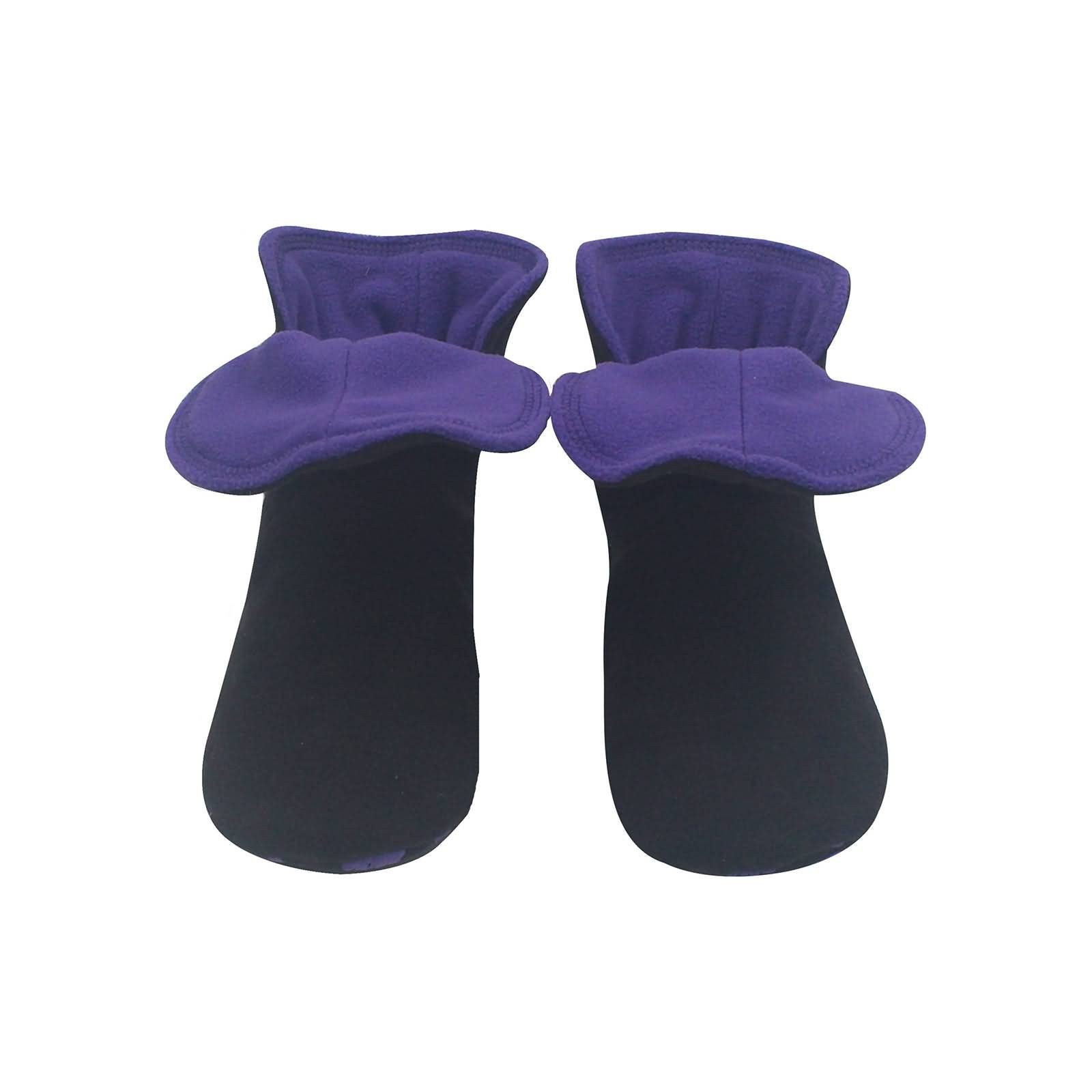 RAIKOU Hausstiefel Hüttenschuhe Stoppersocken für Damen Herren und Kinder  Hausschuh (aus Miro Fleece Super Flauschige) mit ABS und Rutschfester Sohle