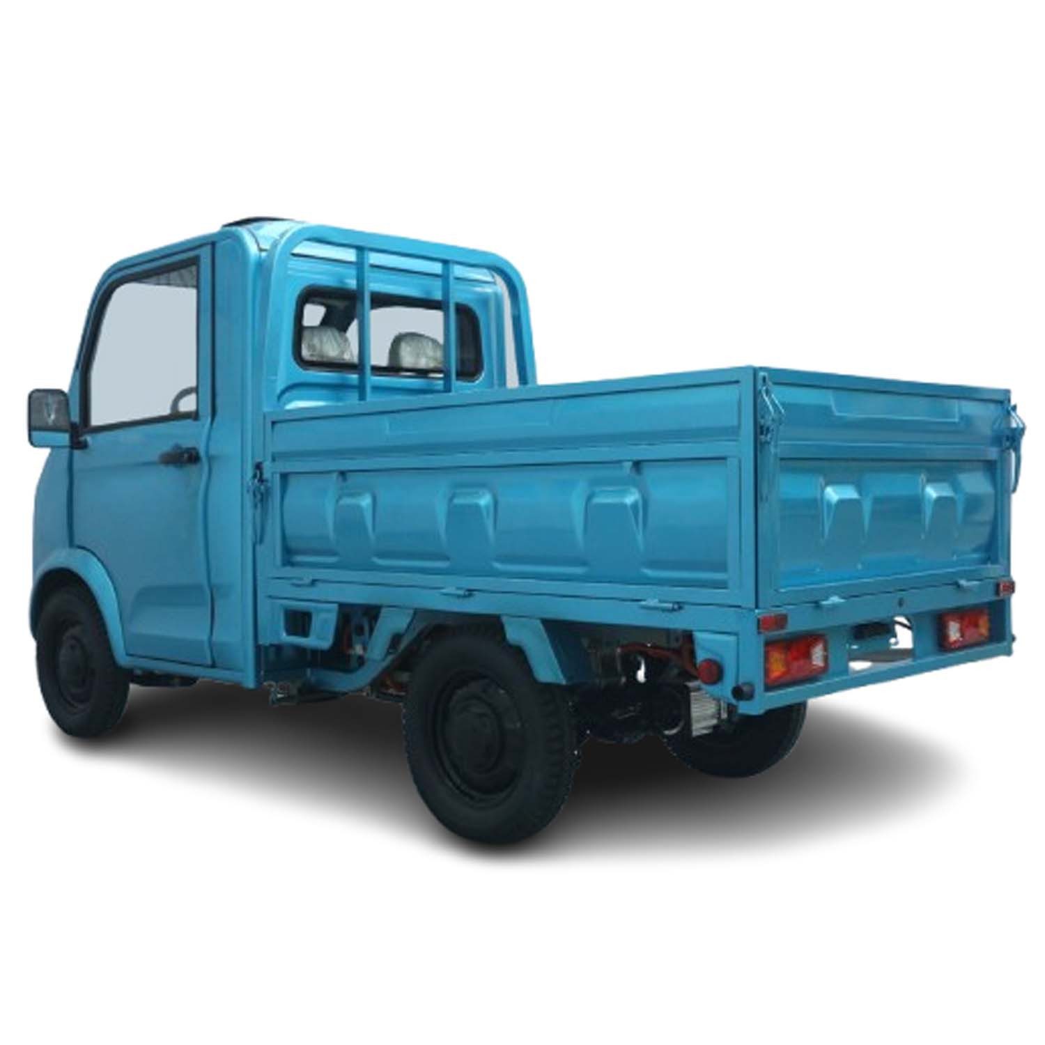 Urban Hopper E-Motorroller Elektro Kabinenroller Lastenrad Mini-LKW Urban Hopper Pickup Twin, 3000 W, 40 km/h, Twin Für 2 Personen, mit Pritsche, Reichweite 70km Blei-Gel-Akku COC