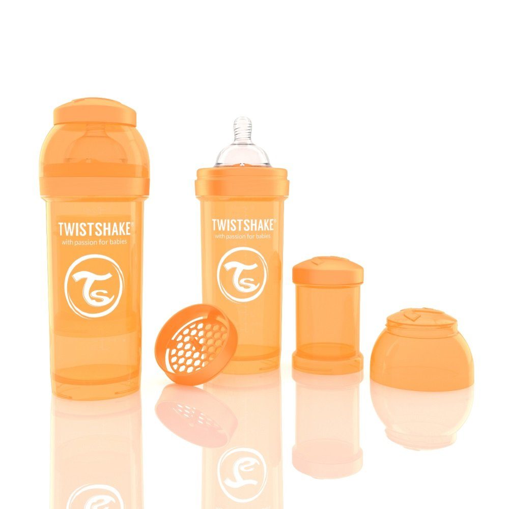 Twistshake Babyflasche Anti-Kolik Trinkflasche Babyflasche 260ml orange