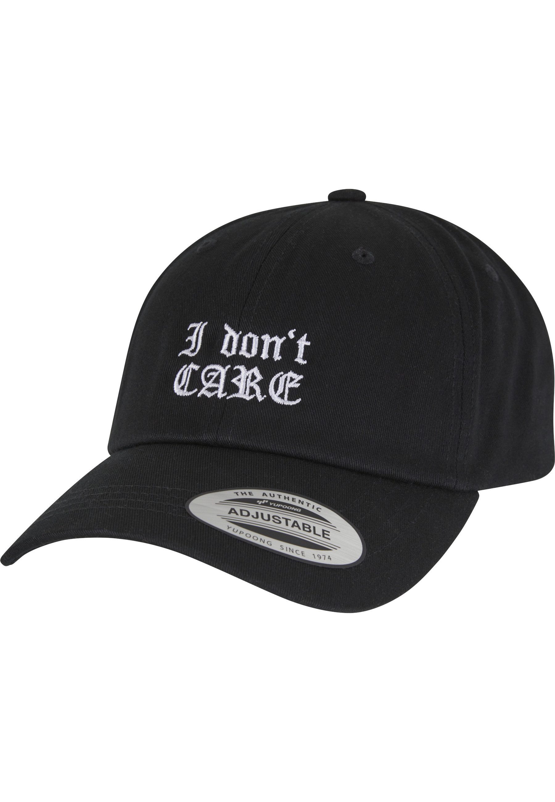 MisterTee Snapback Cap MisterTee I Don‘t Care Low Profile Cotton Twill
