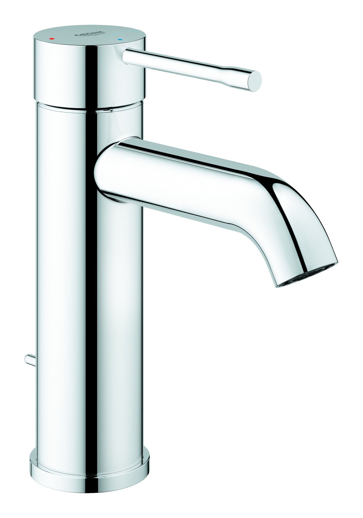 Grohe Waschtischarmatur Essence Einhand m. Energie-Spar-Funktion m. Zugstangen-Ablaufgarnitur S