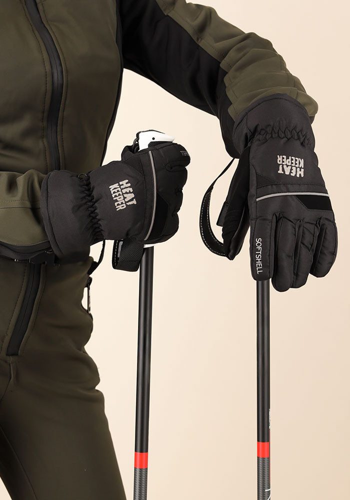 Heatkeeper Skihandschuhe LADIES SKI GLOVES PRO (TOG-Wert 6,3) mit kuscheligem, wärmendem Fleece-Innenfutter, perfekt für den Winter