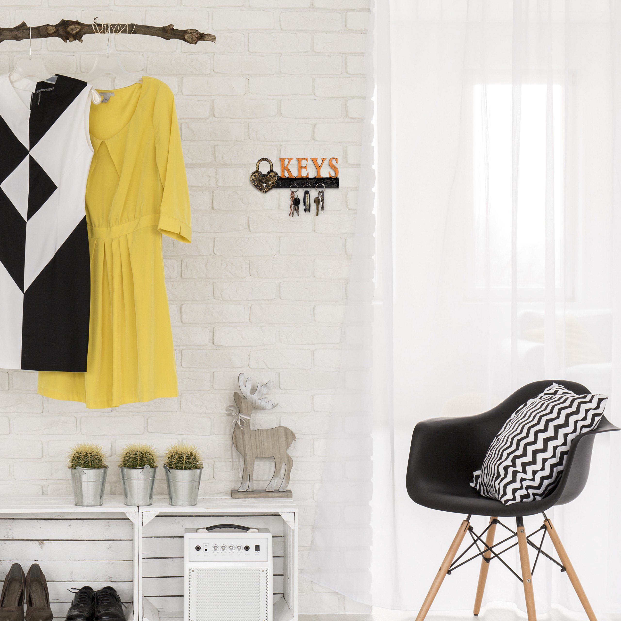 relaxdays Schlüsselbrett Keys günstig online kaufen