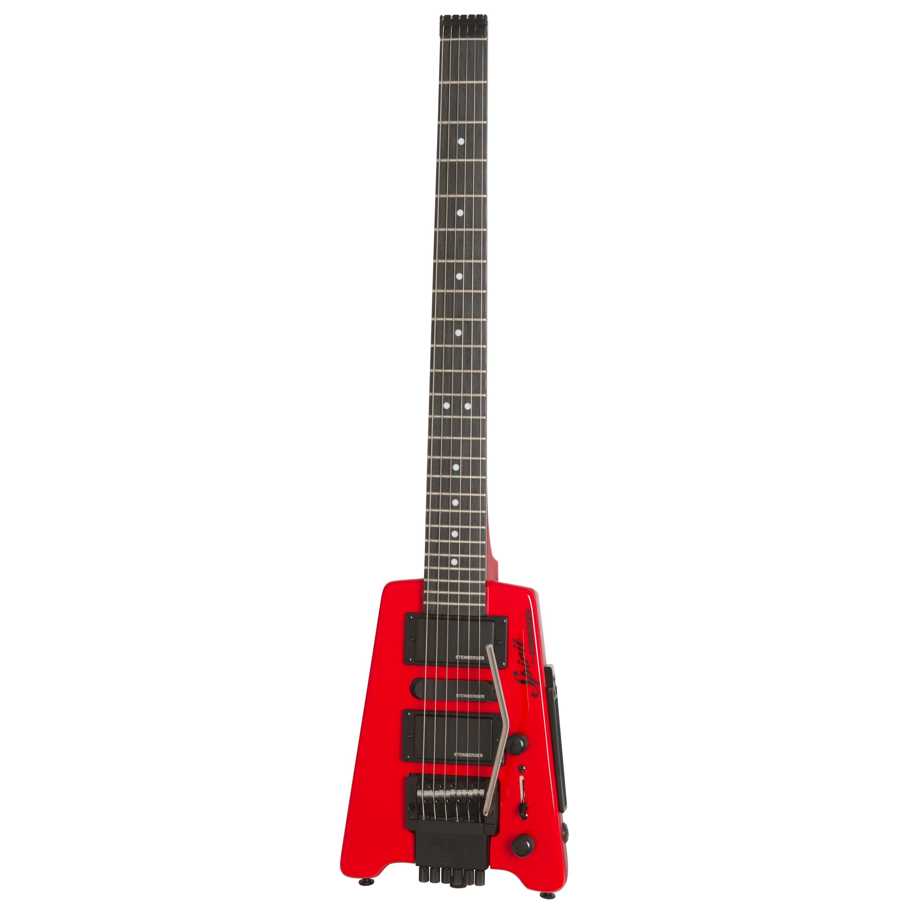 Steinberger E-Gitarre, E-Gitarren, Andere Modelle, Spirit GT-PRO Deluxe Hot Rod Red - E-Gitarre