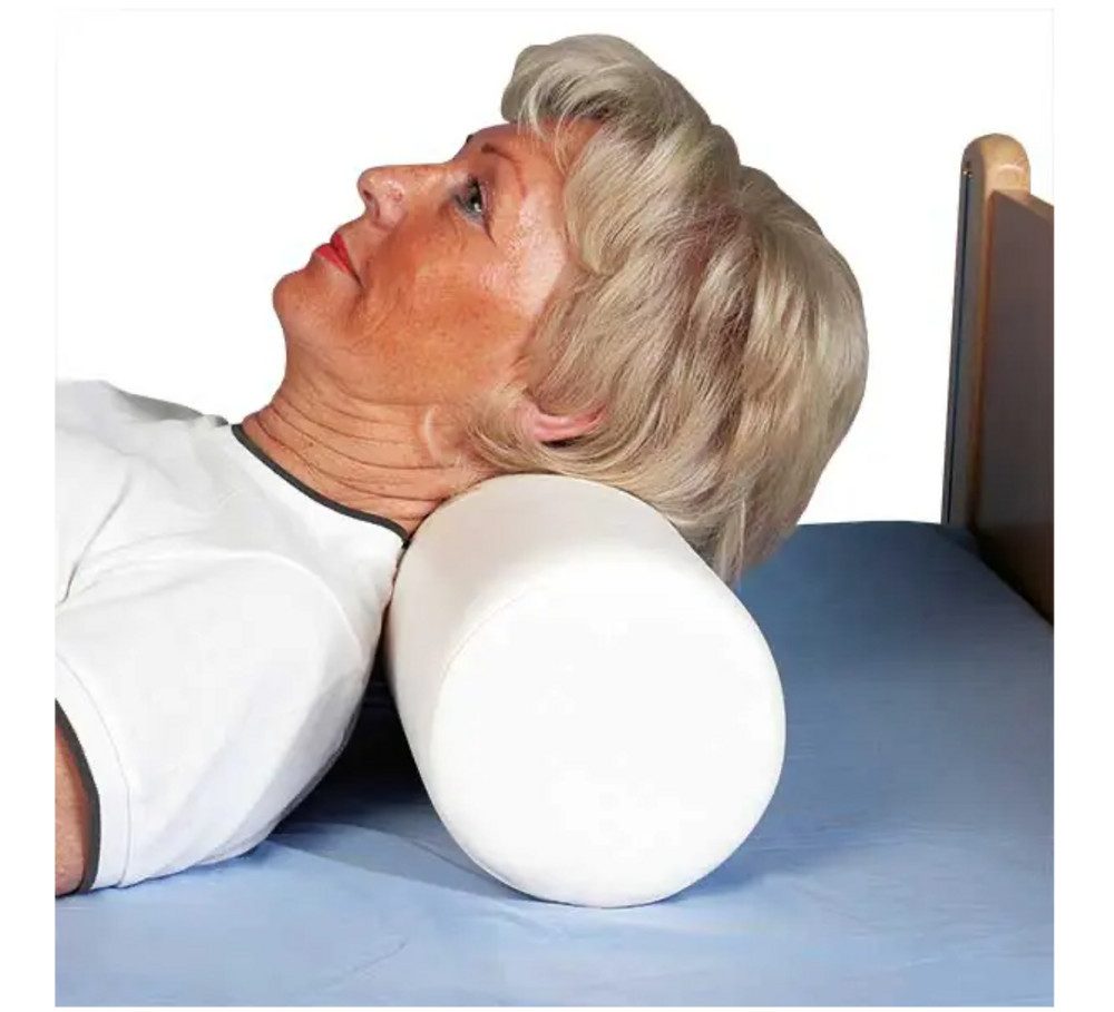 DocMed Nackenrollen Nacken- und Knierollen, stabile Schaumstofffüllung, 1-tlg., Hygienisches und langlebiges Material, bequem, ergonomische Unterstützung