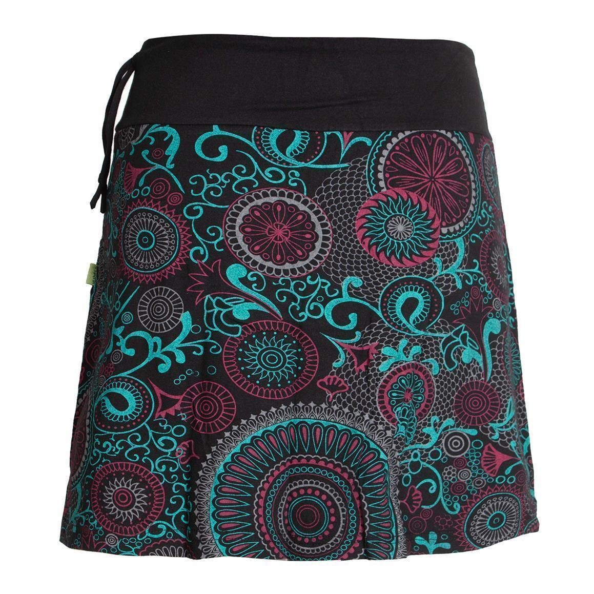 Vishes Minirock Rock bunt mit Mandalas günstig online kaufen