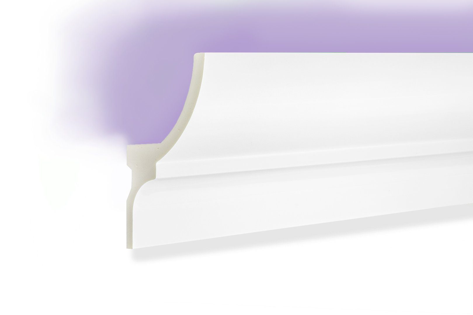 Tesori Stuckleiste KF714, 2 Meter, LED günstig online kaufen