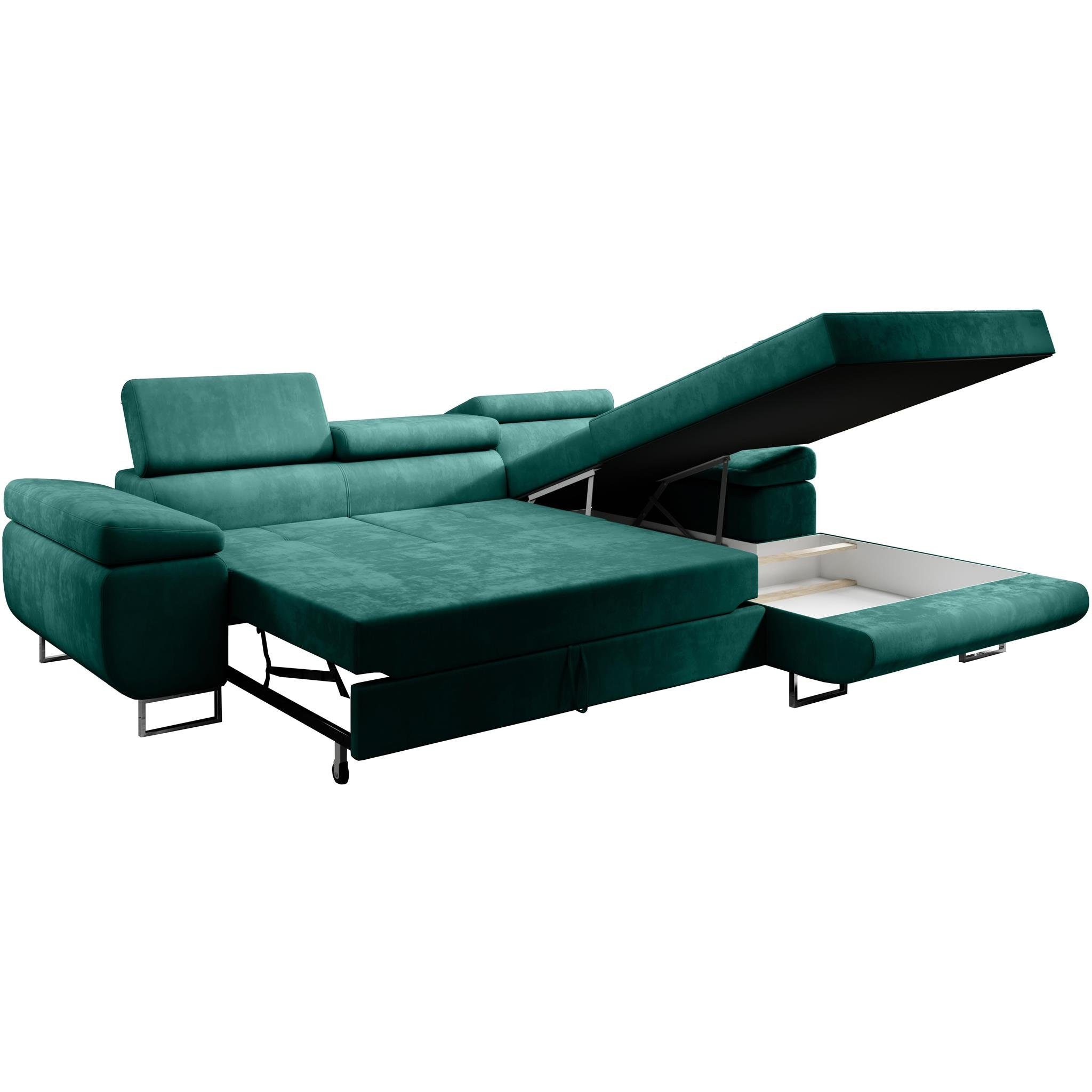 Beautysofa Ecksofa Alons mit Schlaffunktion auf günstig online kaufen