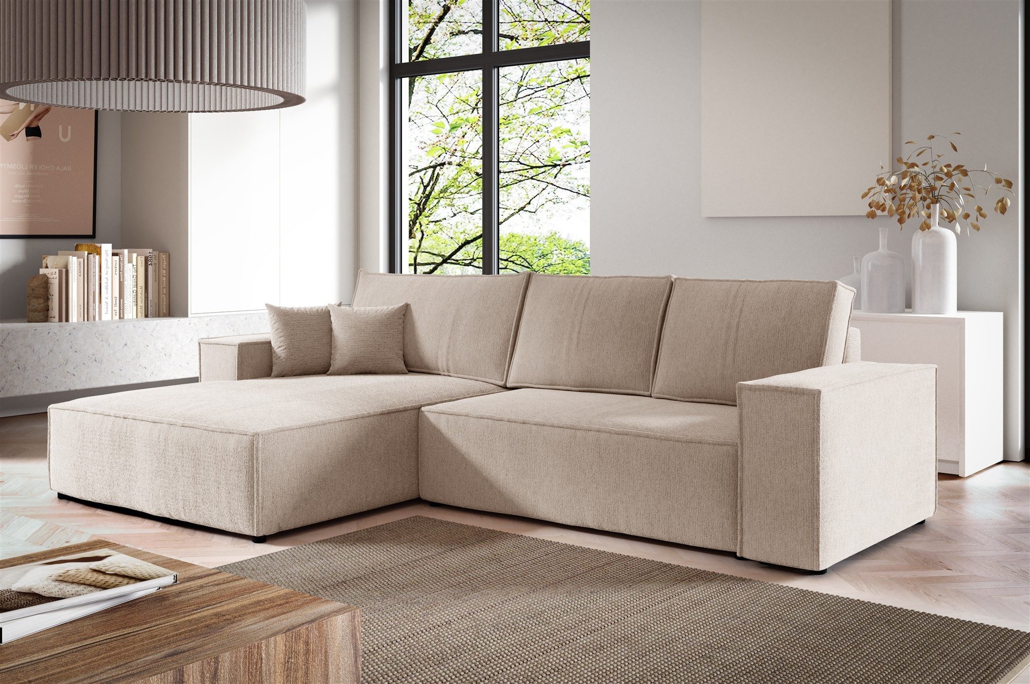 Fun Möbel Ecksofa Schlafsofa Sofa CORUNIA günstig online kaufen