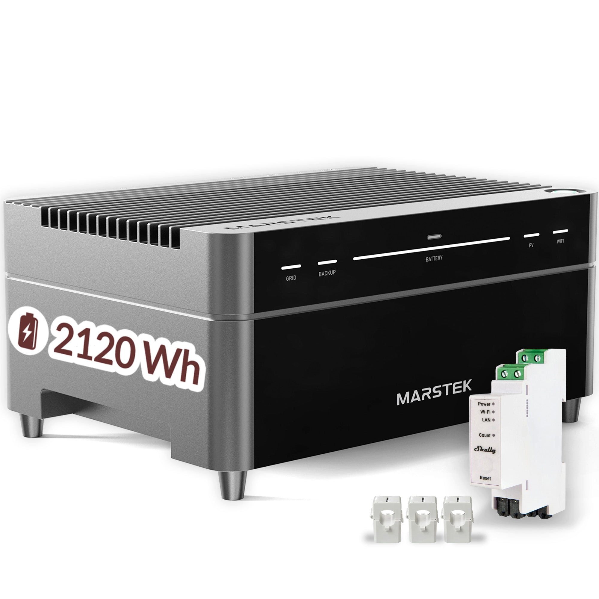 Marstek MARSTEK Venus A 2.12 inkl. Shelly Pro 3EM Stromspeicher