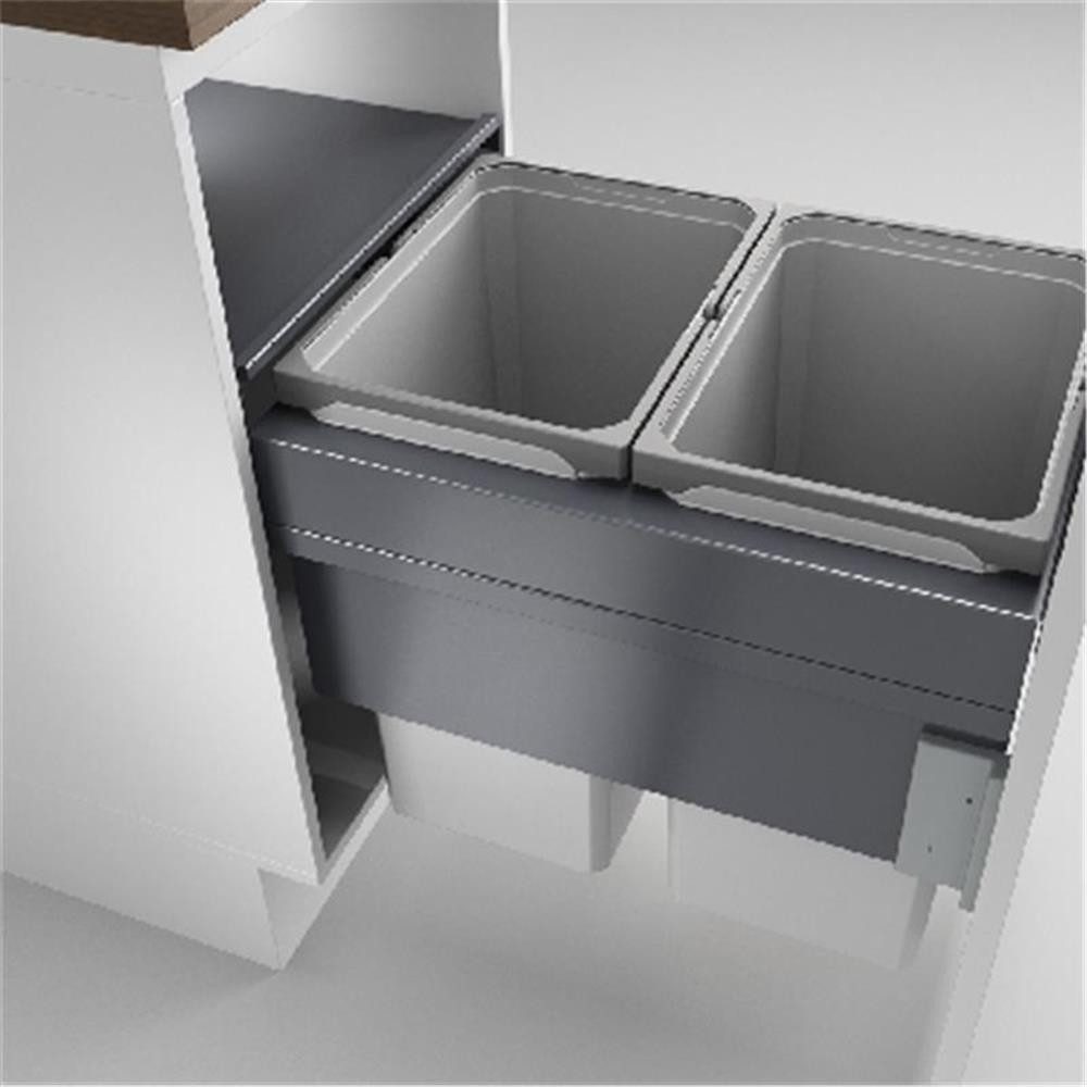 Naber Einbaumülleimer Cox Clan® 580/450-2, hellgrau