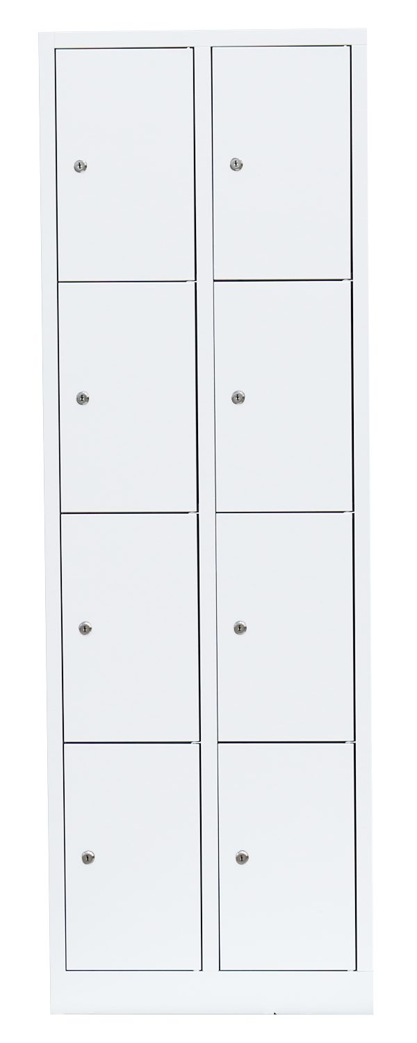 Steelboxx Fächerschrank Schließfachschrank - 2 Abteile - 8 Fächer - 1800 x günstig online kaufen