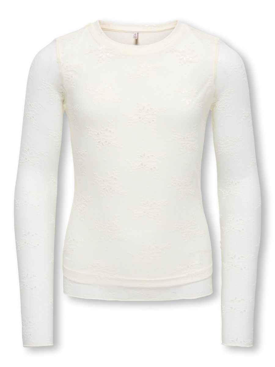 KIDS ONLY Spitzenshirt KOGLOUI (1-tlg) edel