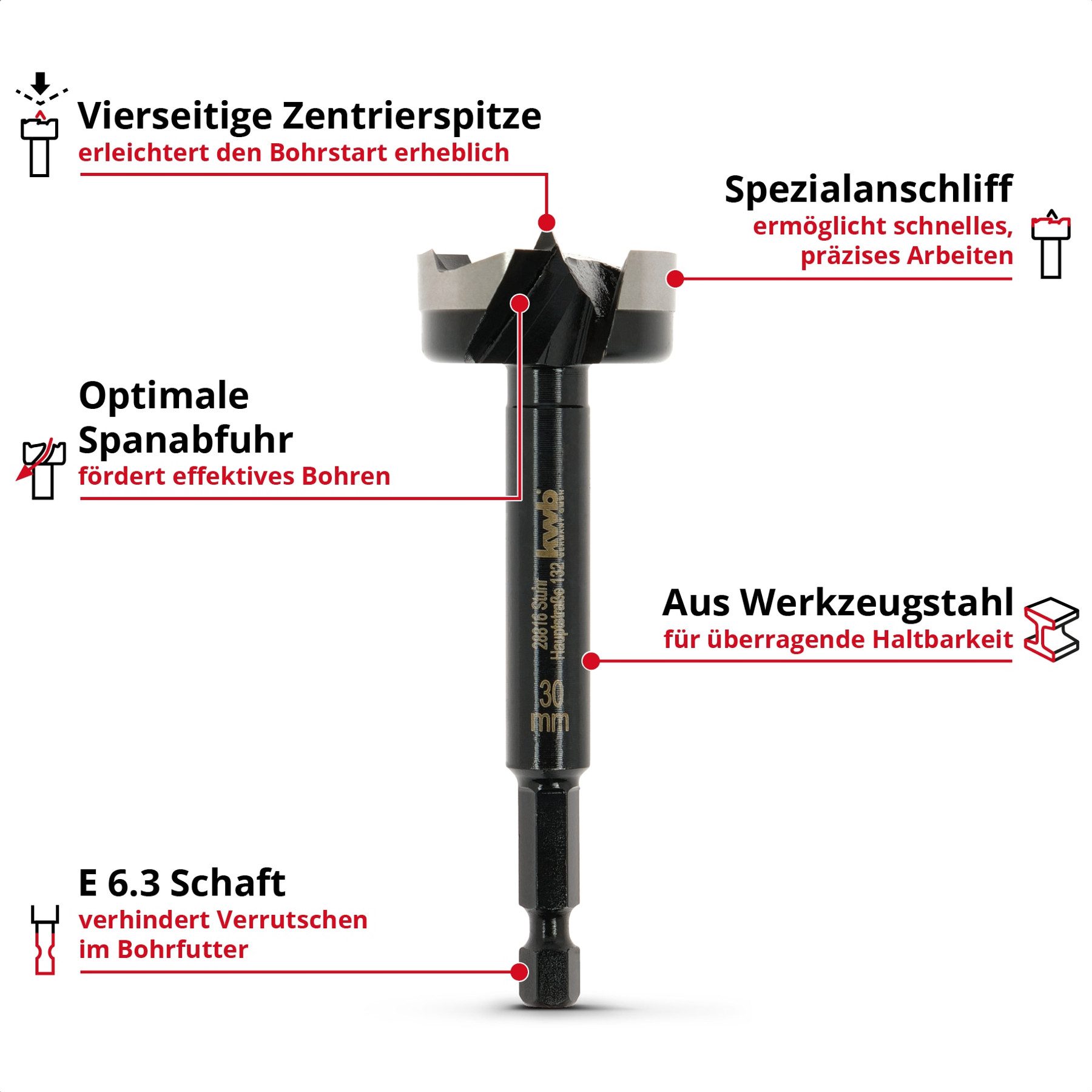 Thumbnail - kwb Universalbohrer KWB Forstnerbohrer, 706430, 30 mm