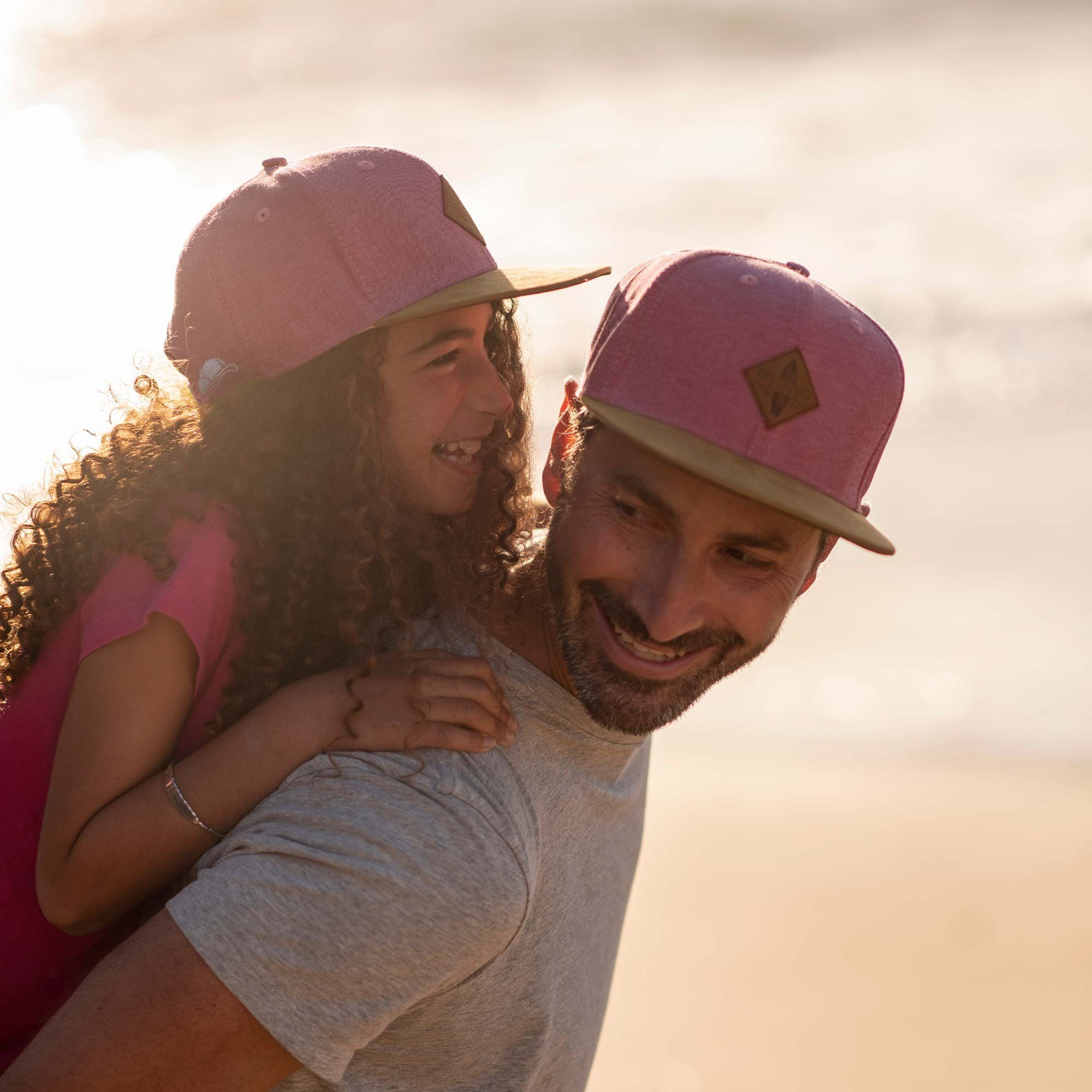 Soulbuddy Baseball Cap 2er-Set Partnerlook-Set, Geschenk für Eltern, Geschenk Papa Mama (Set = 1x Eltern Cap + 1x Kinder Cap, Identisches Partnerlook-Set)