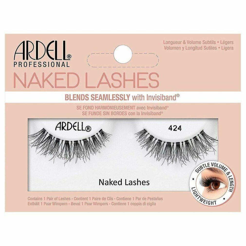 ARDELL Einzelwimpern Künstliche Wimpern 424 Naked Lashes (1 Paar), 2 St