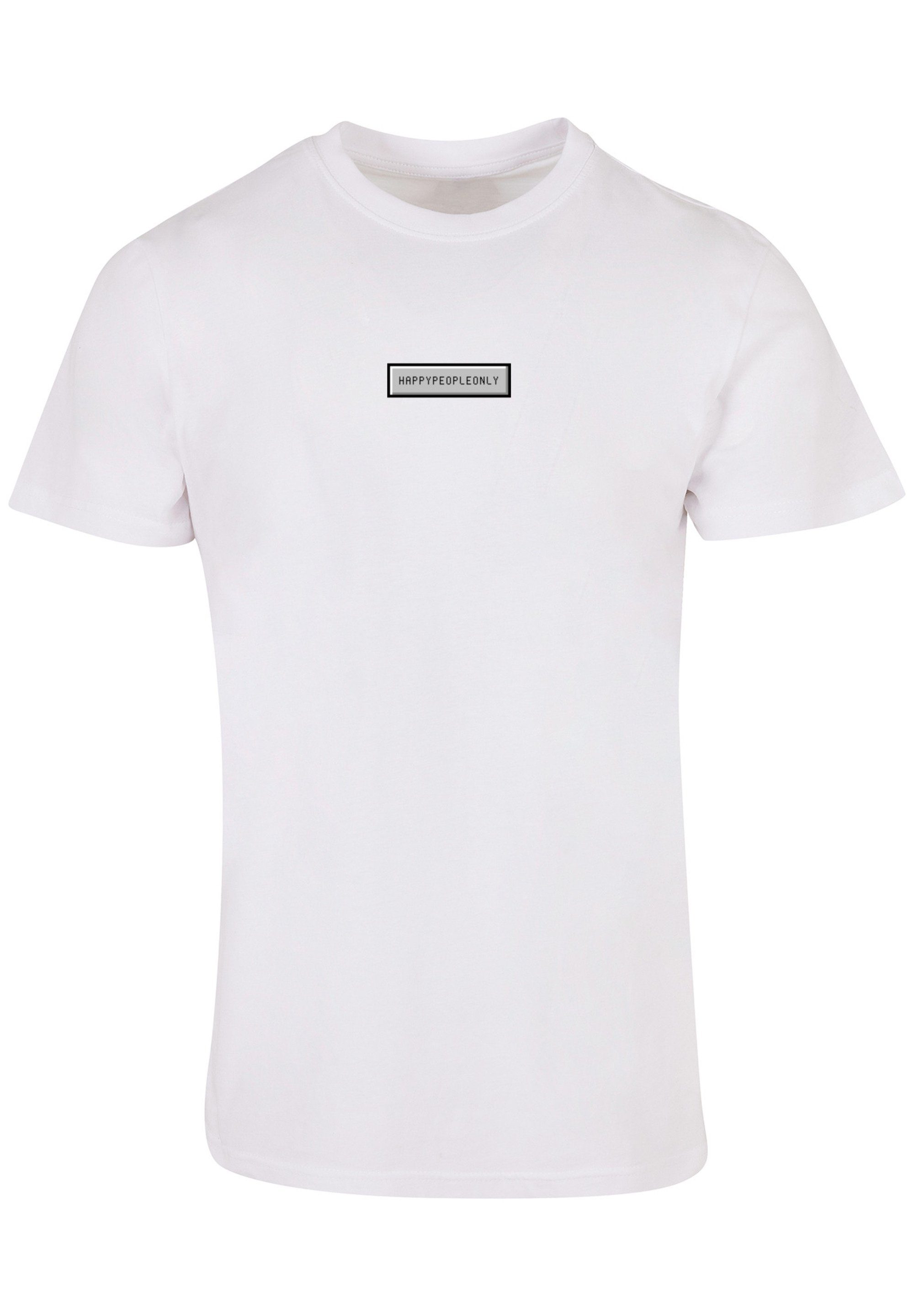 Print, Baumwollstoff Happy F4NT4STIC T-Shirt People mit hohem Only weicher Tragekomfort Vibes Good Sehr