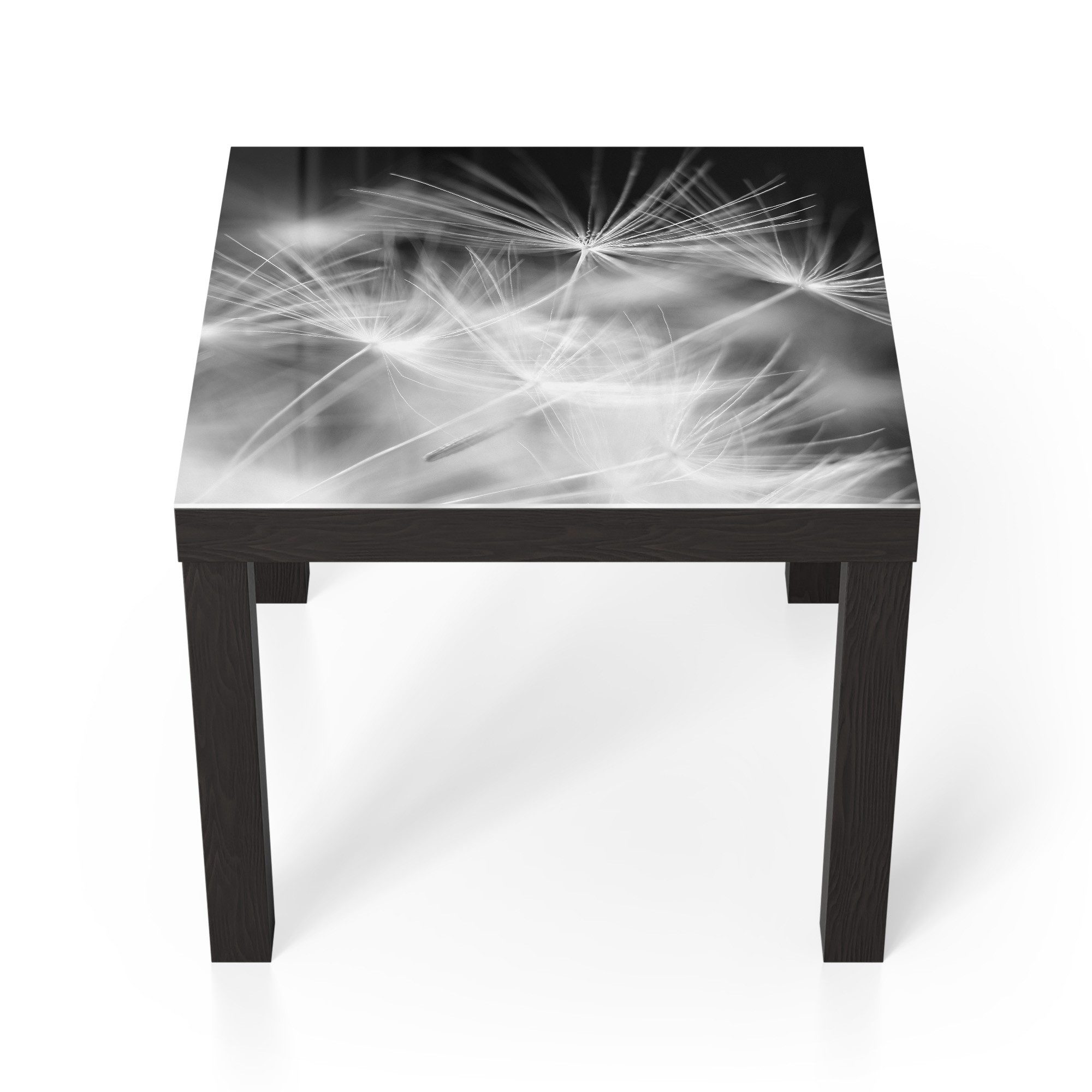 DEQORI Couchtisch 'Pusteblumenflug', Glas Beistelltisch Glastisch modern