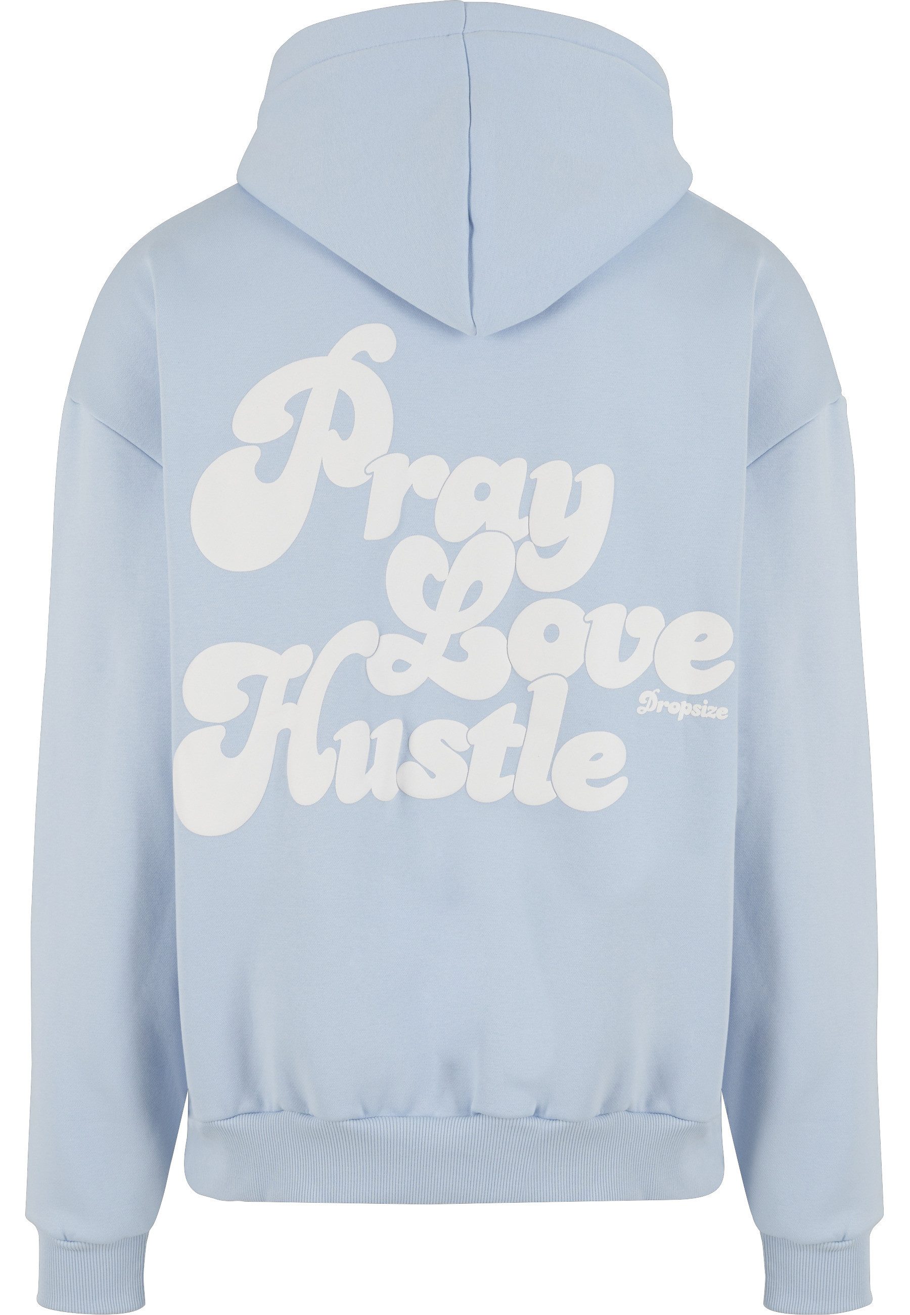 Dropsize Kapuzenpullover Dropsize Herren Dropsize Heavy Oversize Pray Love Hustle Hoodie (1-tlg)