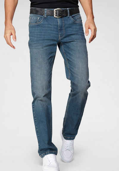 John Devin Straight-Jeans mit Stretch