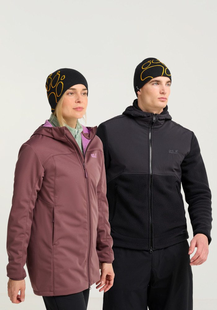 Jack Wolfskin Beanie PAW BEANIE Strickbeanie, warm, elastisch – Bild 3 von 5