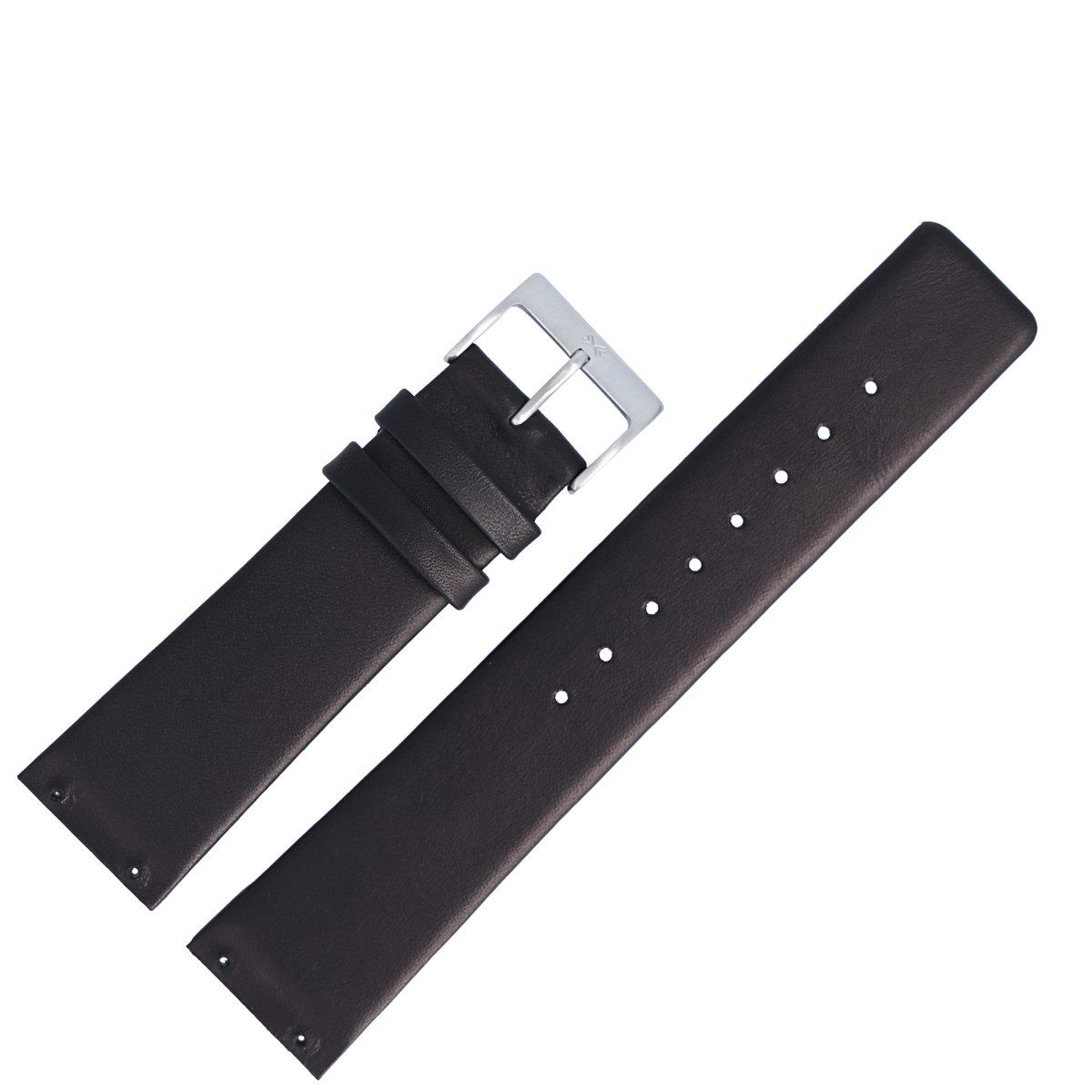 SKAGEN Uhrenarmband 22mm Leder Schwarz 233XXL