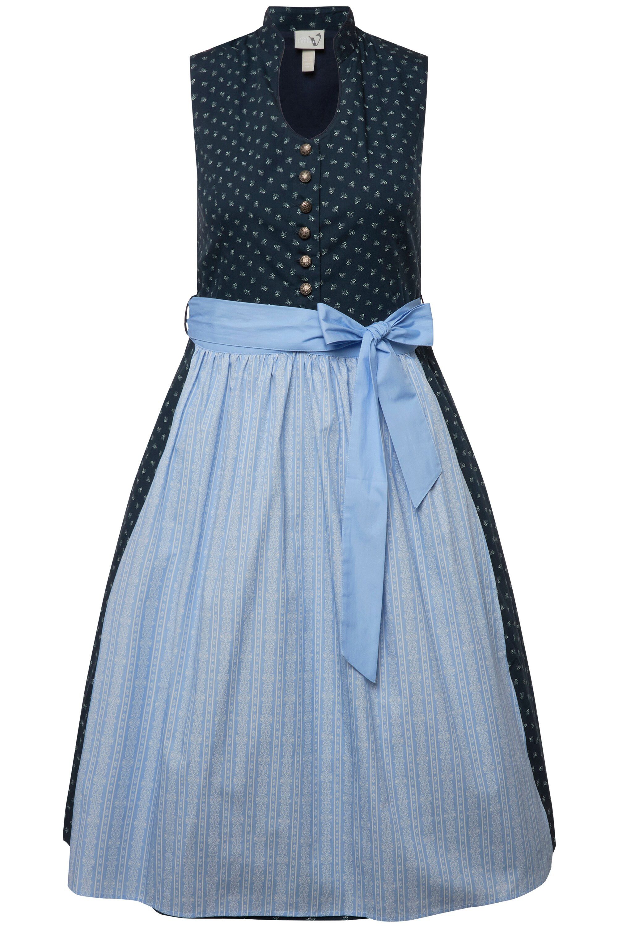 Ulla Popken Dirndl Dirndl Schmuckknöpfe Stehkragen günstig online kaufen