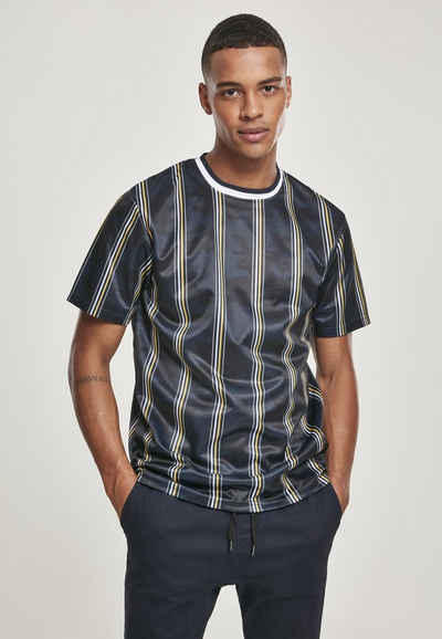 Southpole T-Shirt »Southpole Herren Thin Vertical Stripes AOP T-Shirt«