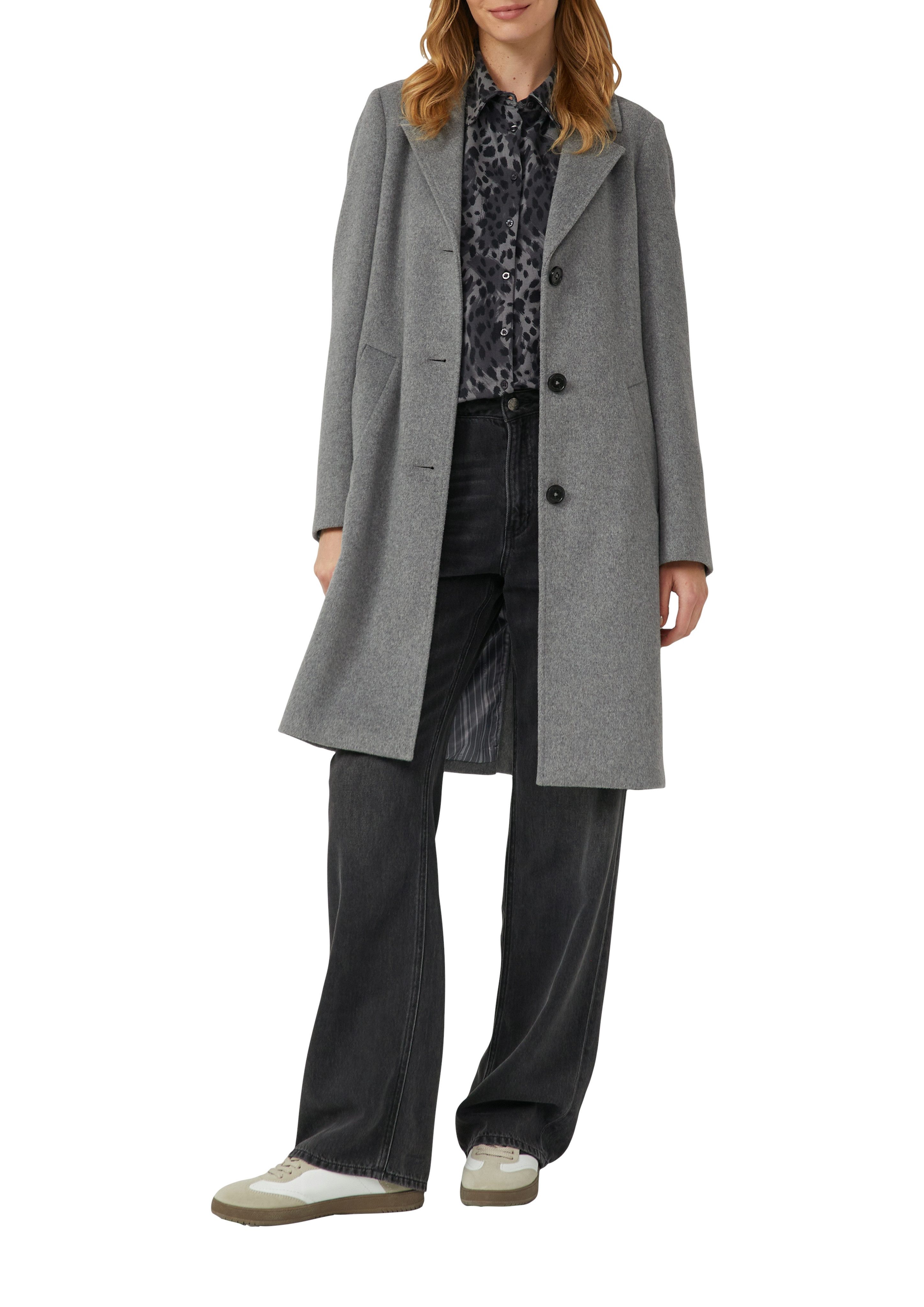 s.Oliver Hemdbluse mit All-Over Print günstig online kaufen