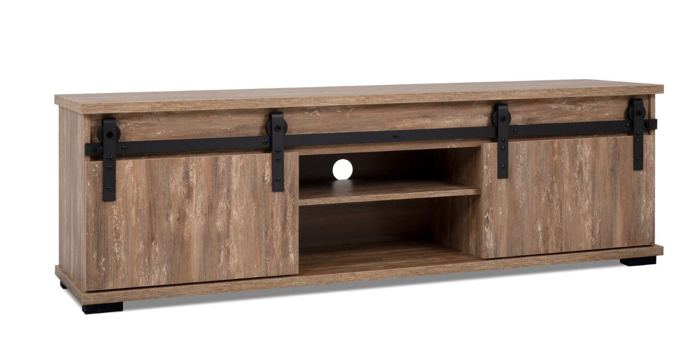Finori Lowboard Lowboard TV-Board Marrakesch, Valhalla Eiche / Milford Kiefer, Sideboard