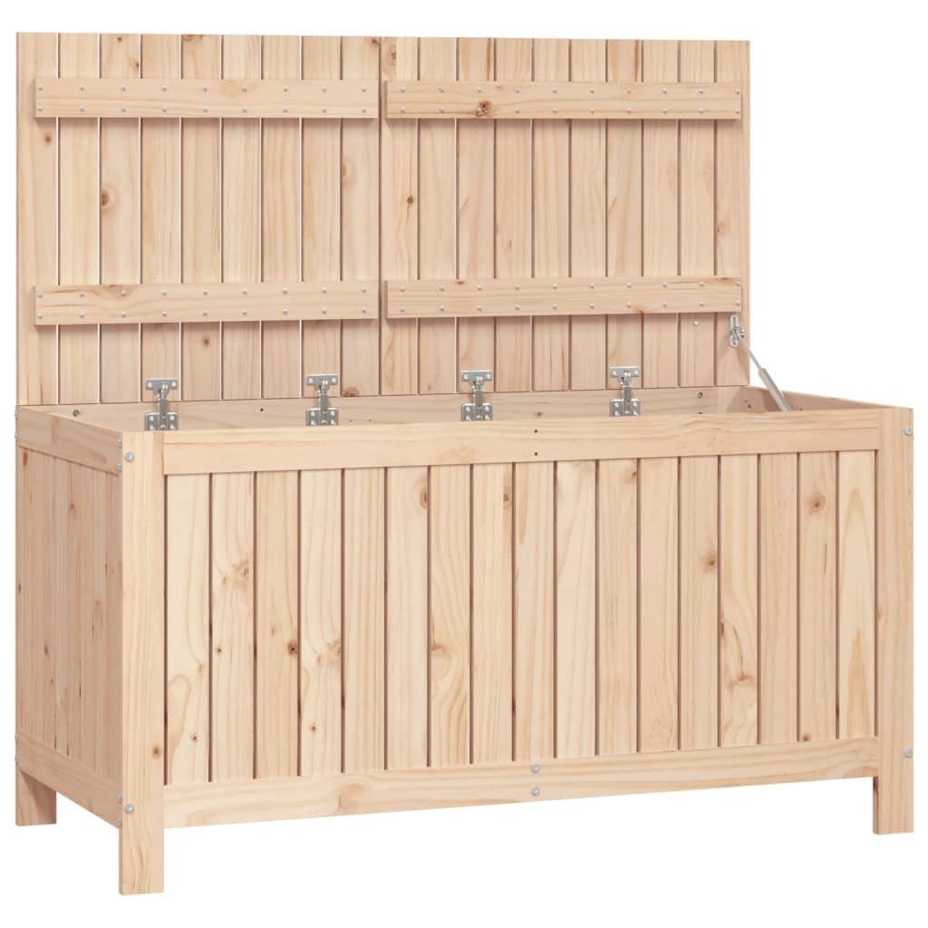 vidaXL Auflagenbox 121 x 55 x 64 cm Gartentruhe 121x55x64 cm Massivholz Kiefer Auflagenbo