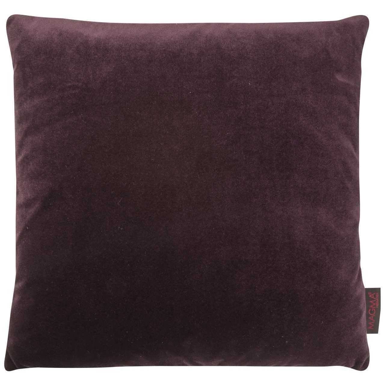 Magma Dekokissen Magma Kissen mit Füllung 40x40 cm Uni Einfarbig