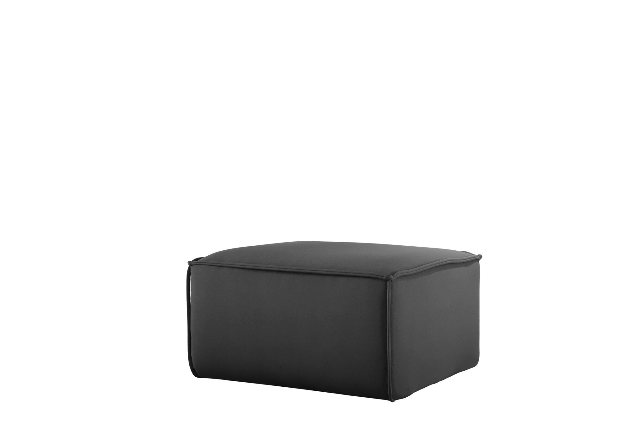 Fun Möbel Polsterhocker Designerhocker CELES PREMIUM (85x85x40 cm oder 65x65x40 cm), in 2 Größen und 2 verschiedenen Stoffen