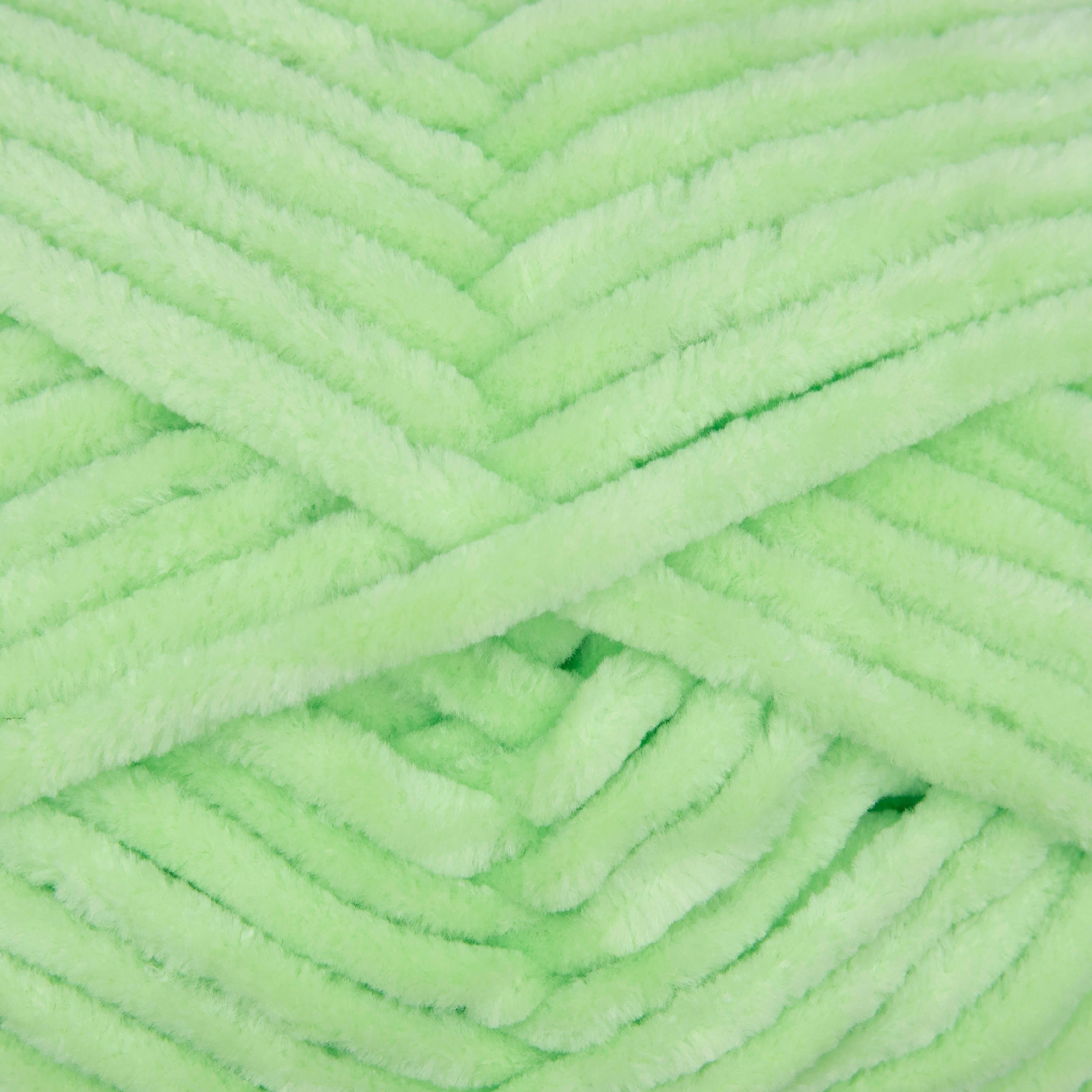 Gründl Funny Chenille Wolle uni einfarbig zum Stricken Häkeln, Chenillegarn Häkelwolle, 120,00 m (Chenillewolle, Flauschgarn, Kuschelwolle), weich und pflegeleicht