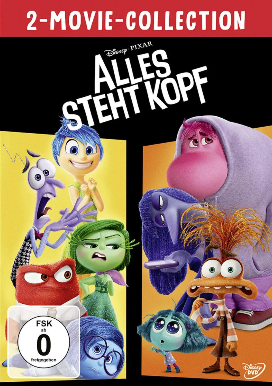 DVD Alles steht Kopf 1+2