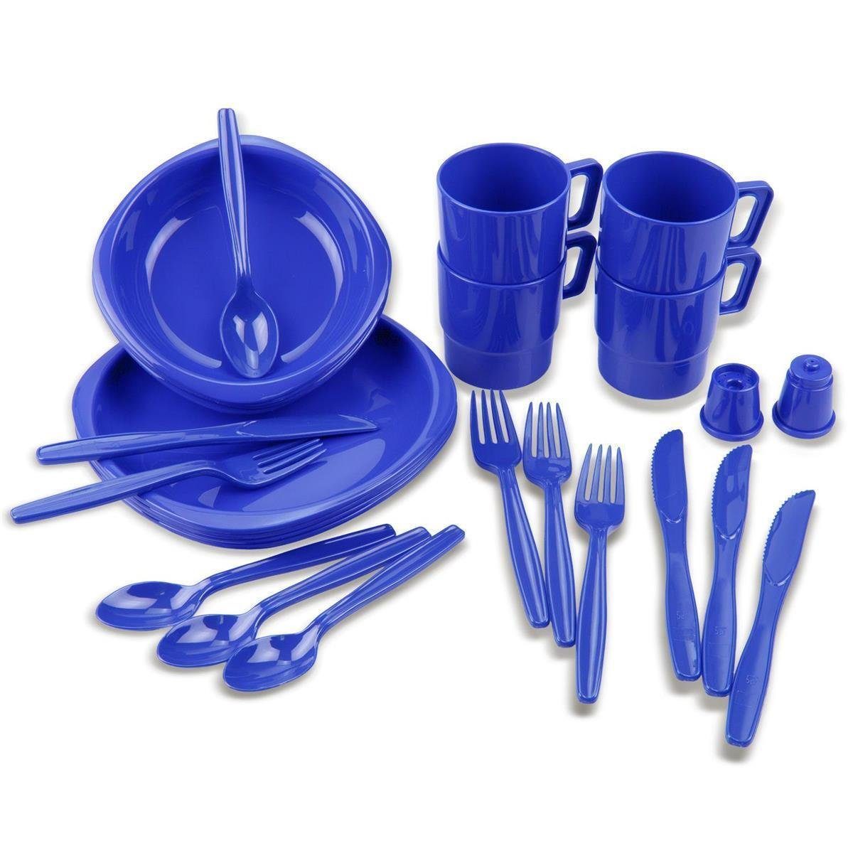 Geschirr-Set Robustes Edelstahl-Geschirrset – Ideal für Camping & Wandern