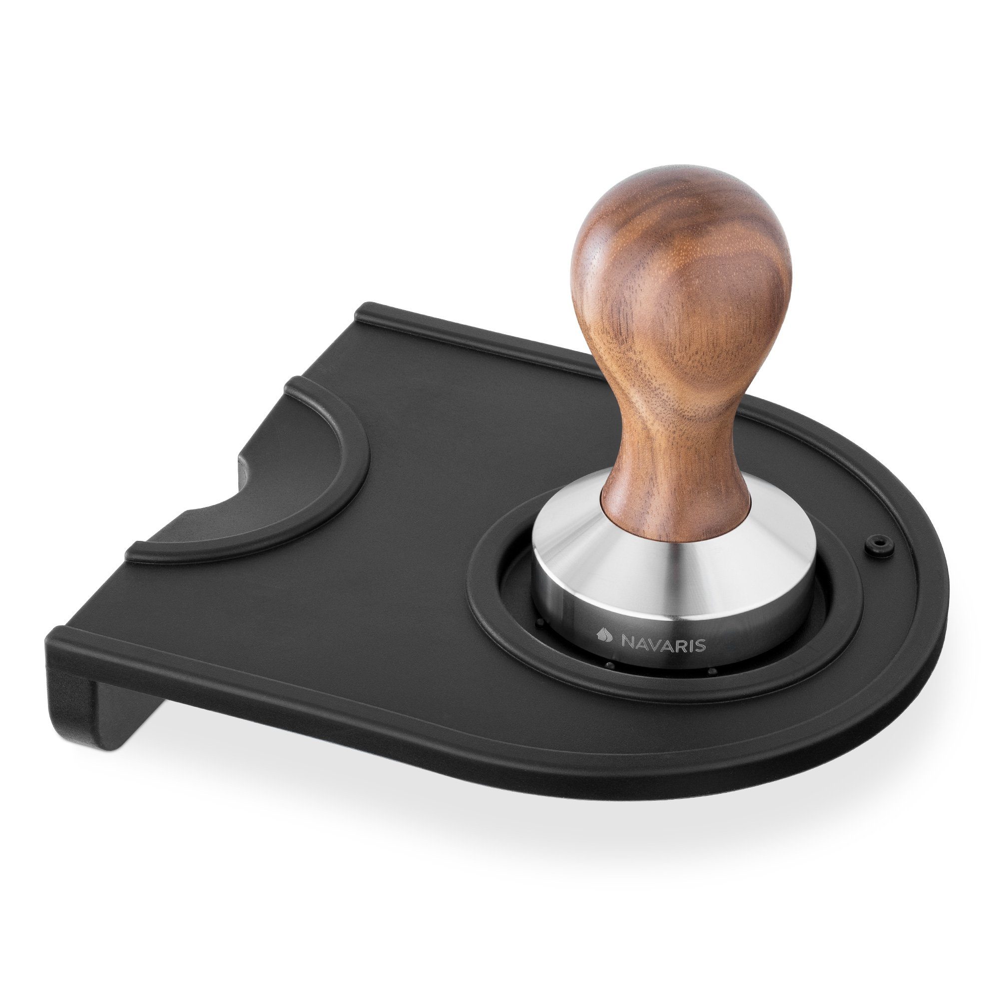 Navaris Tamper Espresso Tamper für Kaffee 51mm - Stempel Stampfer für Siebträger