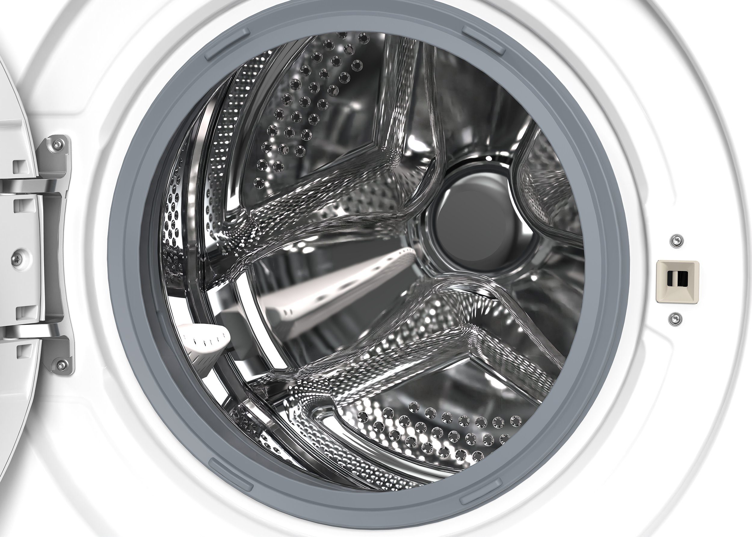 Sharp Waschmaschine AquaStop, 7 Weiß Motor, 15 ES-W714IAW1-DE, Überlaufschutz, U/min, LED-Diplay, 1400 Inverter Programme kg