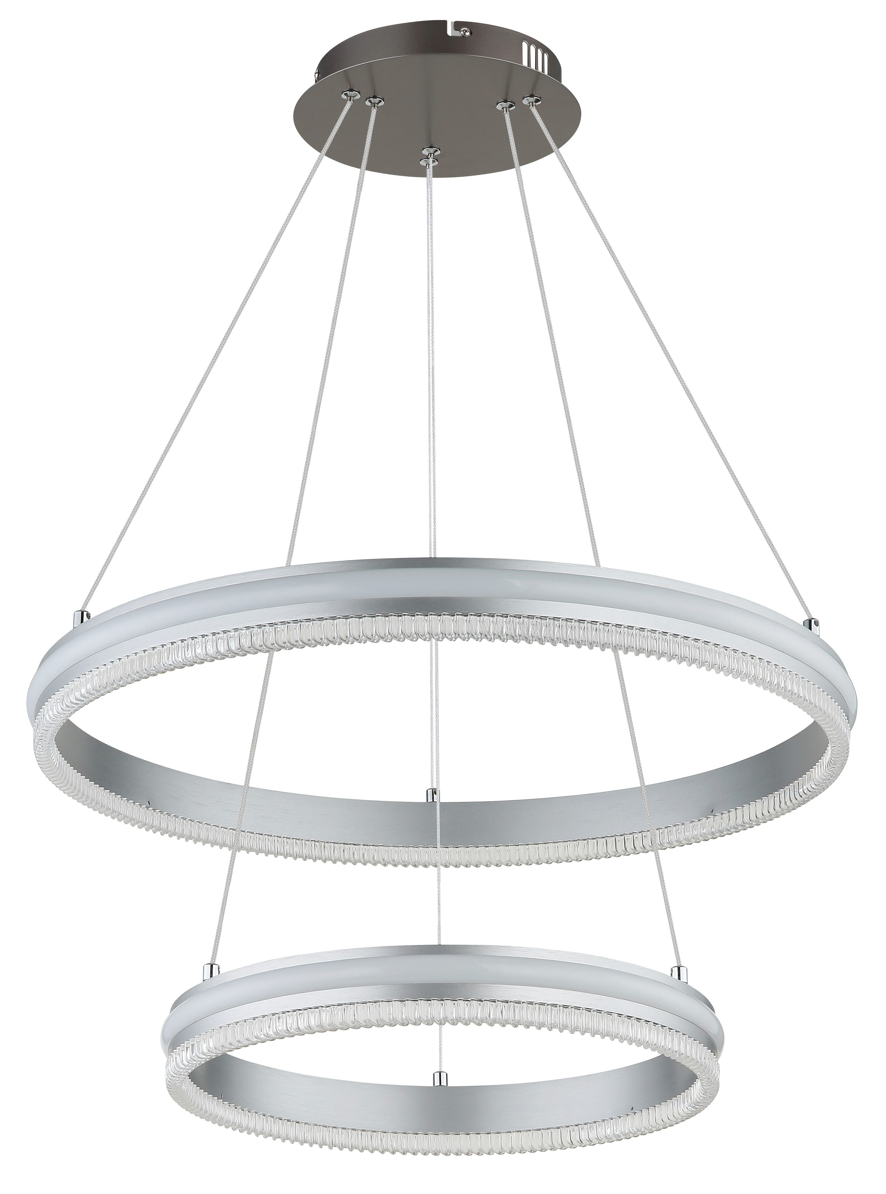 GLOBO LIGHTING Hängeleuchte FRANCINE, LED fest integriert, Smarte LED-Hängeleuchte, dimmbar, Fernbedienung, modern