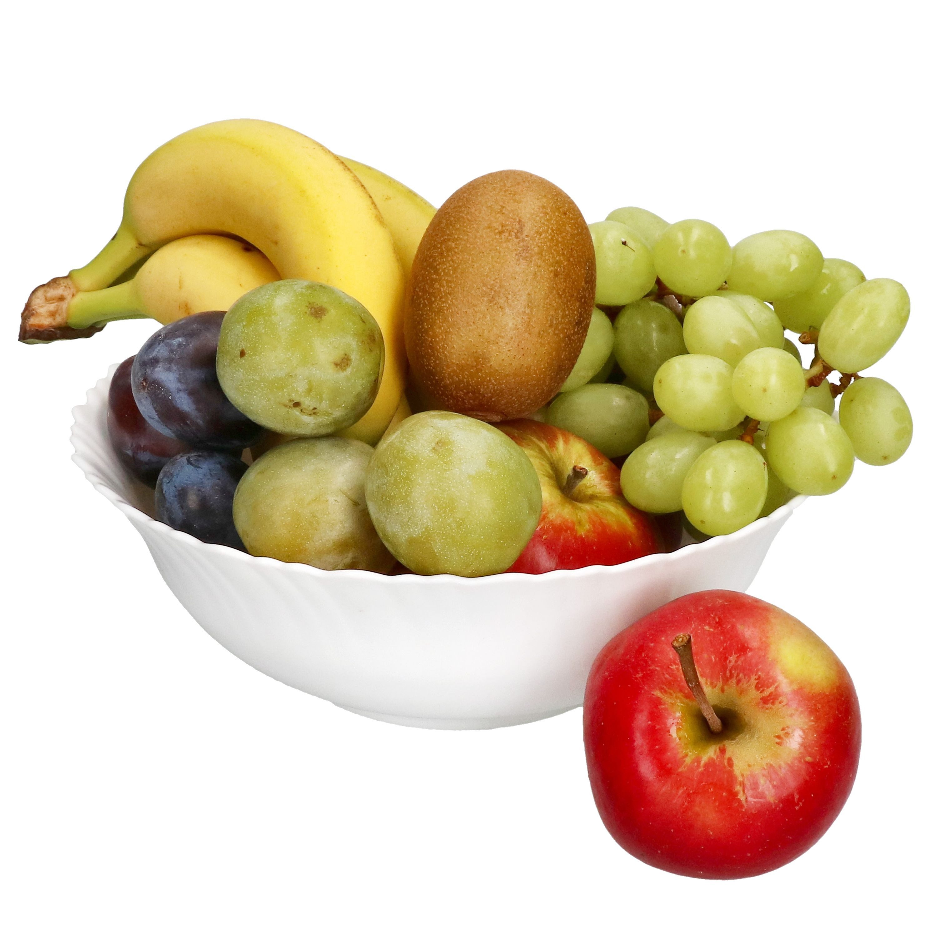 MamboCat Servierschale Servierschale Arkona Ø22,5cm Opalglas weiß Salat-Schüssel, Glas