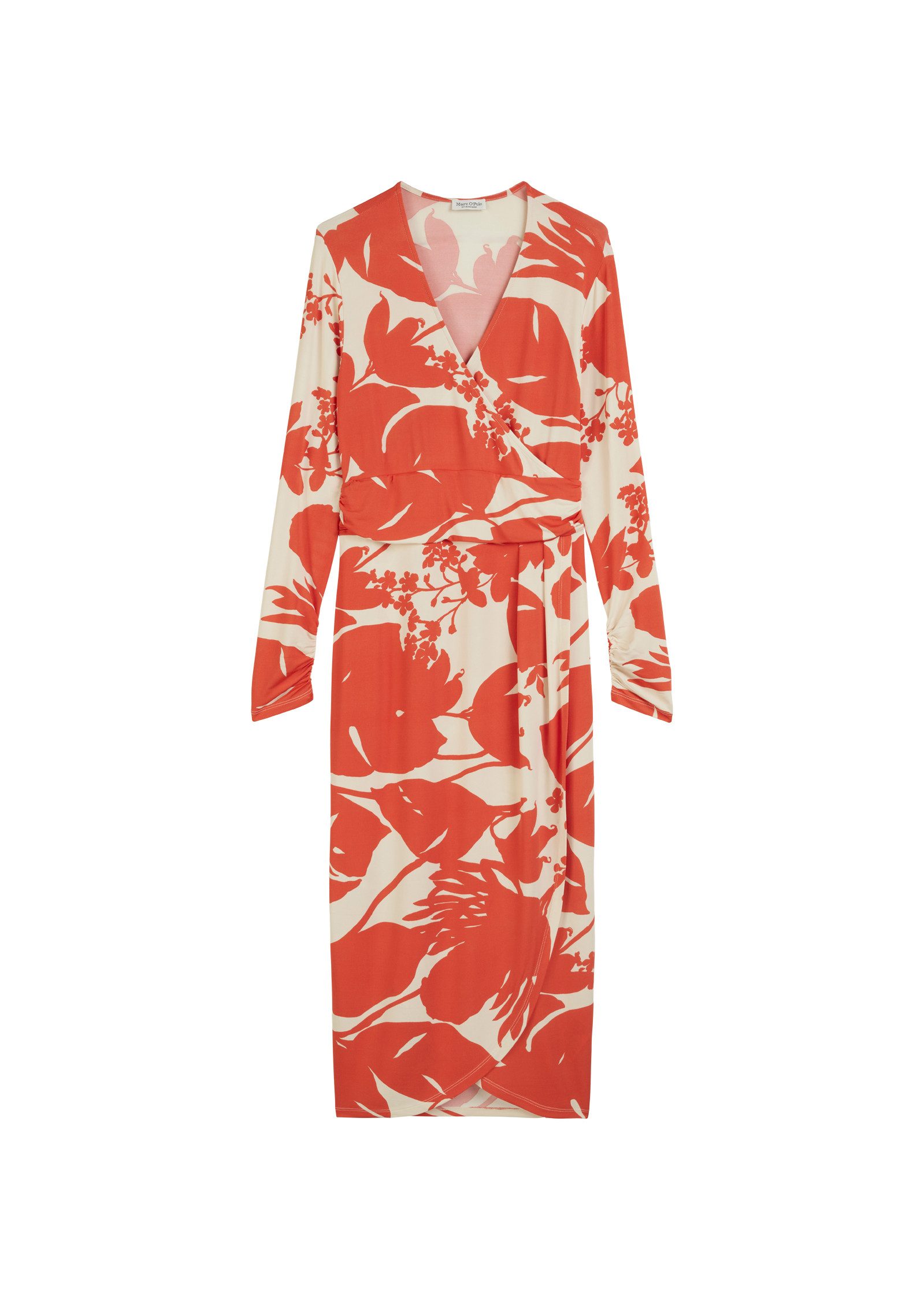 Marc O'Polo Druckkleid in Wickel-Optik