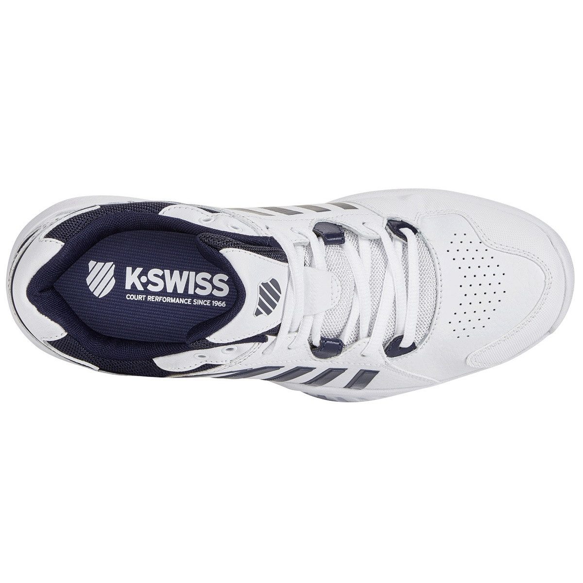 K-Swiss Performance Receiver V Indoor/Carpet/Teppich weiss Herren Tennisschuh