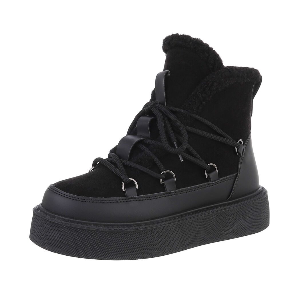 Damen Schnürschuhe Freizeit Snowboots