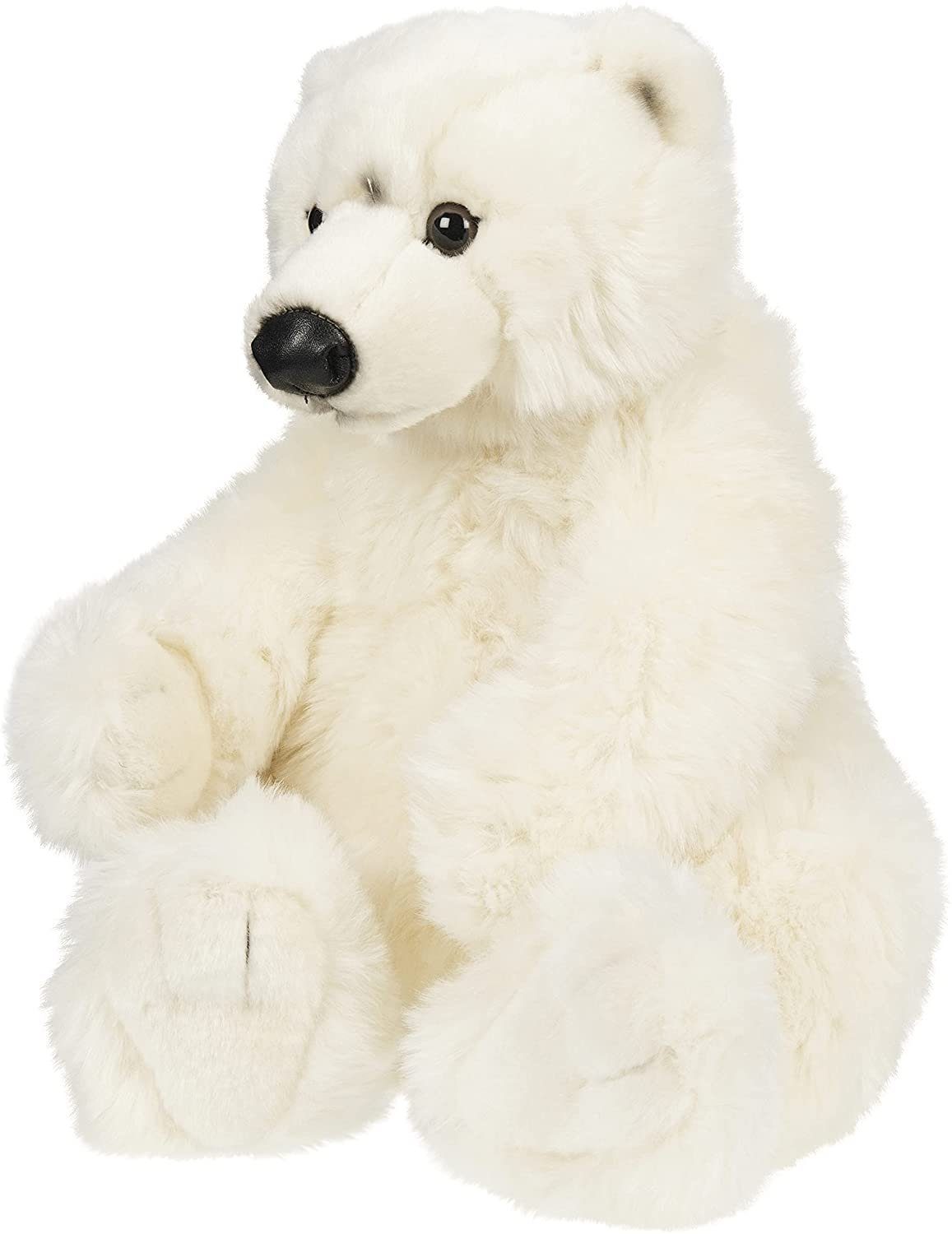 - 100 zu sitzend % Kuscheltier Plüschtier, Eisbär, Plüsch-Bär, Füllmaterial - (Höhe) Uni-Toys cm - recyceltes Polarbär 33