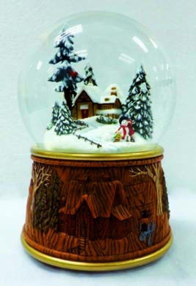 Musicboxworld Spieluhr Kugel Schneemann bauen günstig online kaufen