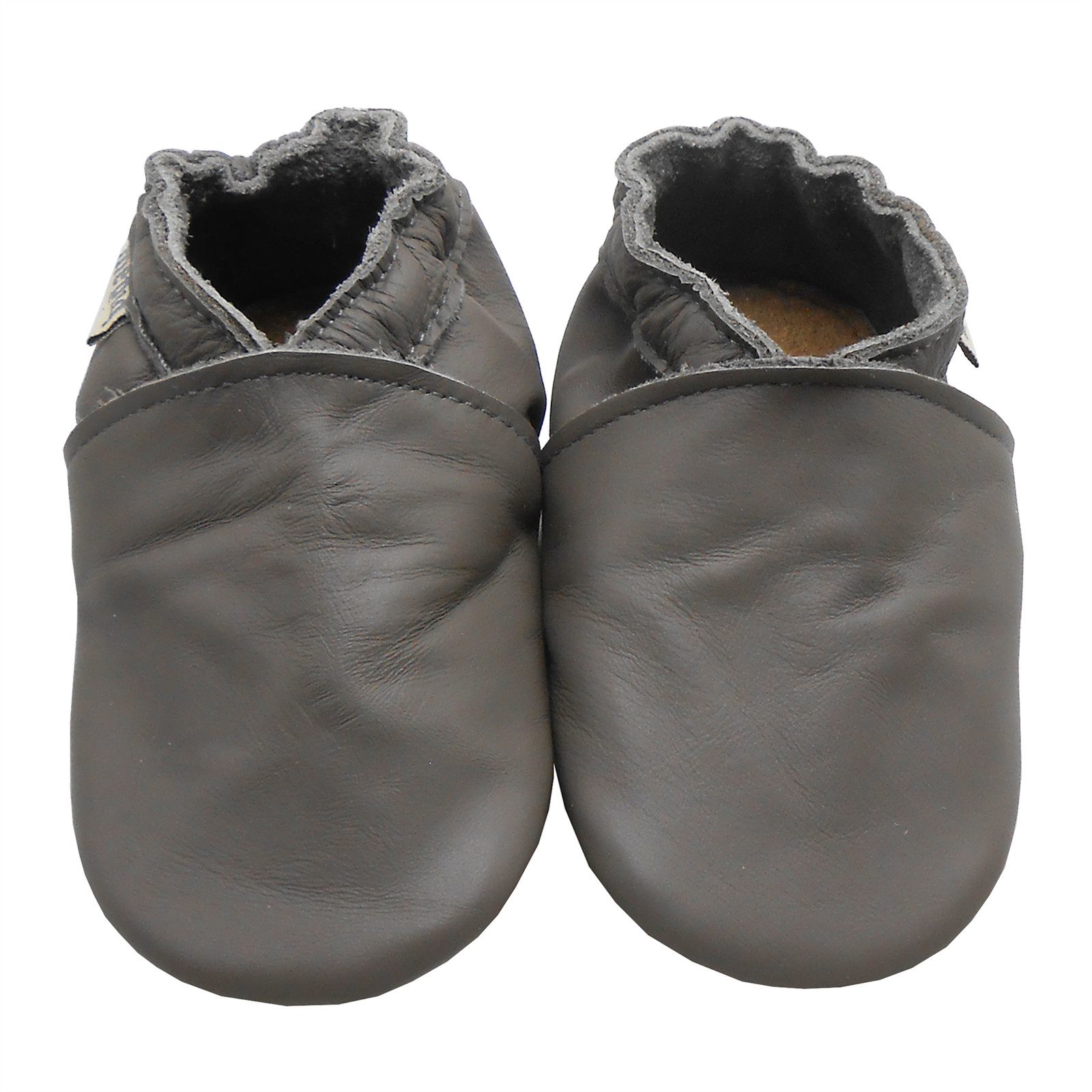 mepiq Mepiq Baby Lauflernschuhe aus 100 % Leder mit rutschfester Sohle Krabbelschuh