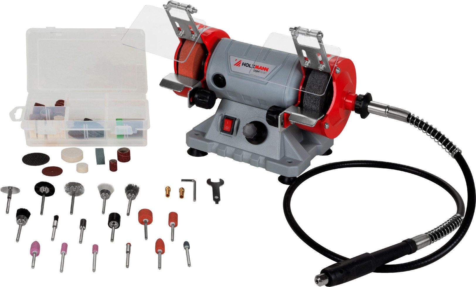 Holzmann Doppelschleifer Holzmann Mini Doppelschleifer DSM75SET_230V