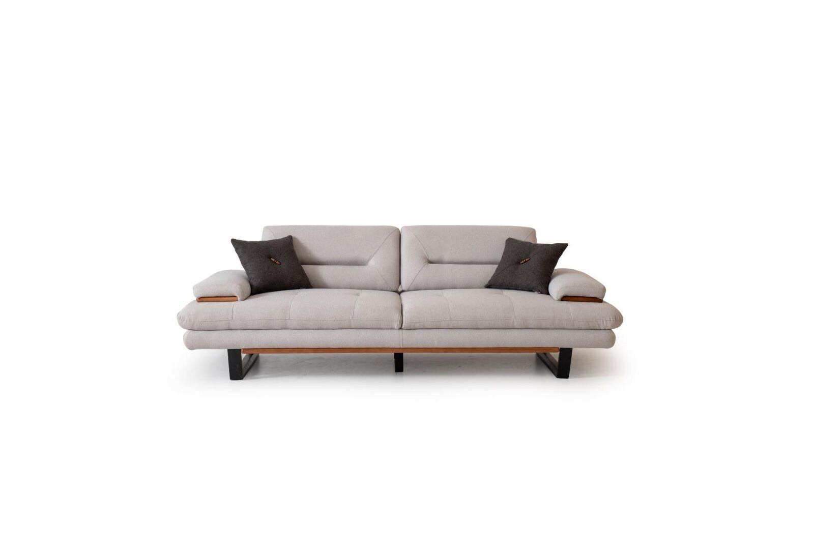 JVmoebel 3-Sitzer Luxus Sofa 3 Sitzer Möbel Wohnzimmer Designer 238cm Couchen, 1 Teile, Made in Europa