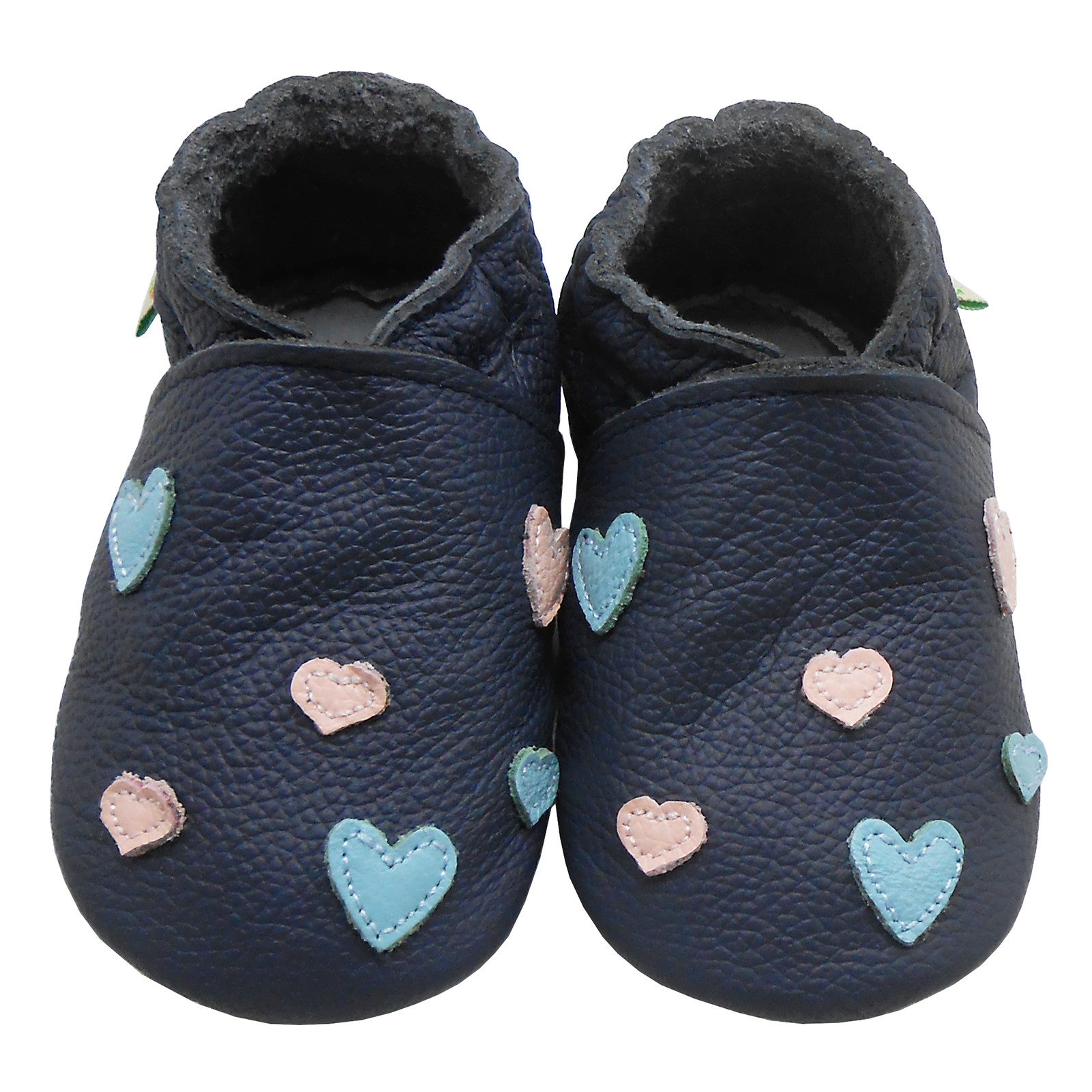 Sayoyo Krabbelschuhe baby Lauflernschuhe Hausschuhe Lederpuschen Weiche Leder Krabbelschuh